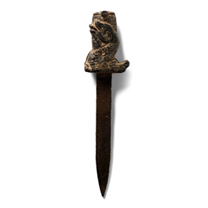 Roman Style Bronze Model Knife