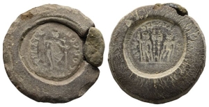 Roman Imperial, Terracotta Forgers Casting Mould.