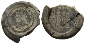 Roman Imperial, Terracotta Forgers Casting Mould.