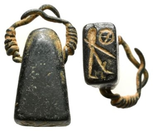 Babylonian Truncated Pyramidal Bronze Weight.