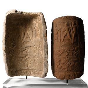 Roman Ceramic Pottery Mould with Hunting Scenes