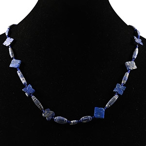 Bactrian Style Lapis Lazuli Bead Necklace String
