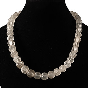 Bactrian Style Rock Crystal Bead Necklace String