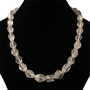 Bactrian Style Rock Crystal Bead Necklace String