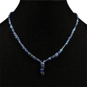Roman Blue Glass Bead Necklace String