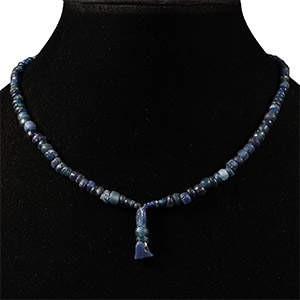 Roman Blue Glass Bead Necklace String
