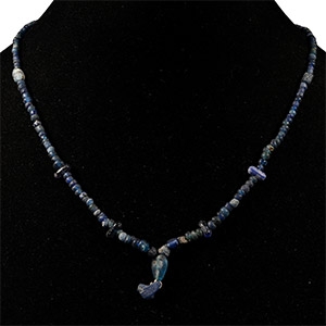 Roman Blue Glass Bead Necklace String