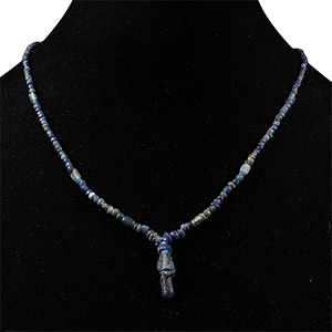 Roman Blue Glass Bead Necklace String