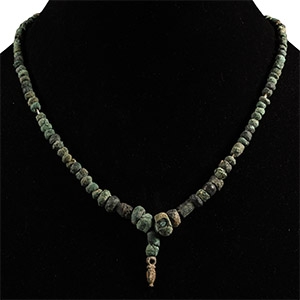 Western Asiatic Bronze Bead Necklace String
