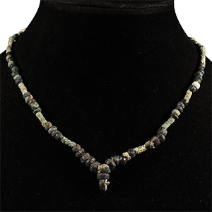 Western Asiatic Bronze Bead Necklace String