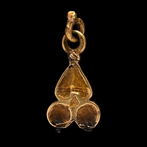 Medieval Gold Cherry Pendant