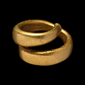 Bronze Age Gold Hair Ring