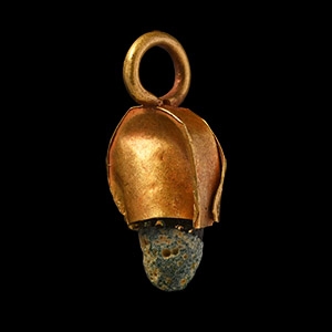 Viking Age Gold Elfshot Pendant