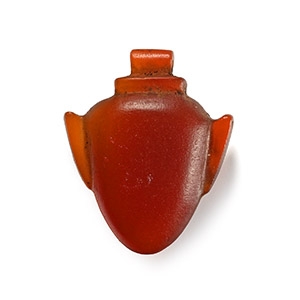 Egyptian Carnelian Heart Amulet
