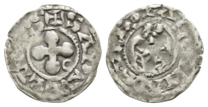 France. Provincial, Valence (Bishophric), Anonymous AR Denier.