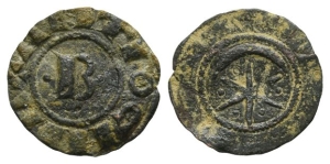 Crusaders, Principality of Antioch. Uncertain King BI Fractional Denier.