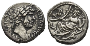 Hadrian BI Tetradrachm of Alexandria, Egypt.