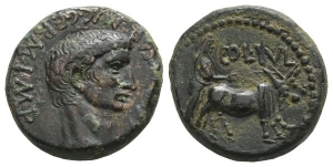 Claudius AE 24mm of Berytus, Phoenicia.