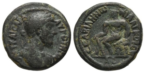 Lucius Verus AE 25mm of Abila, Decapolis.