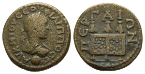 Philip II AE 22mm of Perge, Pamphylia.