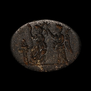 Roman Gemstone with Victory Scene