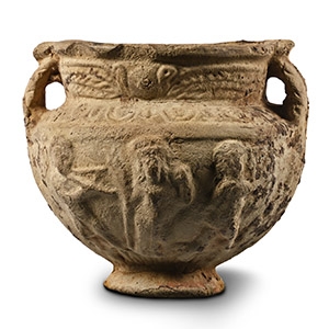 Roman Terracotta Vessel with Processions of Musicians