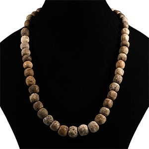 Woolly Mammoth Bone Bead Necklace String