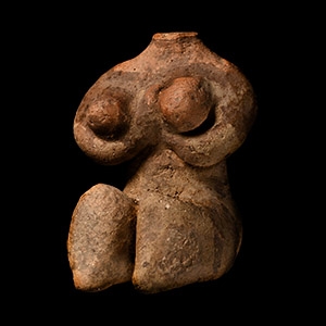 Tell Halaf Seated Goddess Idol