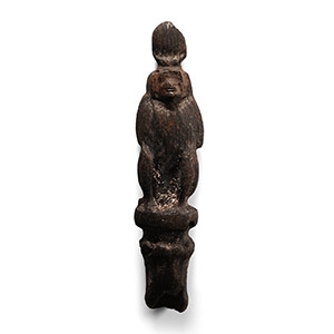 Egyptian Ebony Thoth Figure