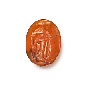 Roman Carnelian Gemstone with Offerer