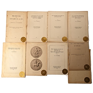 Pamphlets on English Hammered Pennies - 9 Titles