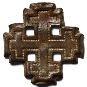 Medieval Bronze Knights Holy Sepulchre Badge