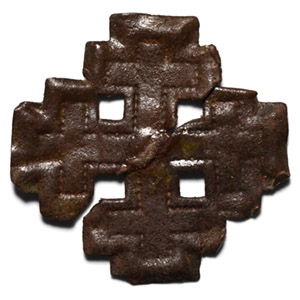 Large Medieval Bronze Knights Holy Sepulchre Badge