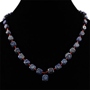Bactrian Style Lapis Lazuli Bead Necklace String