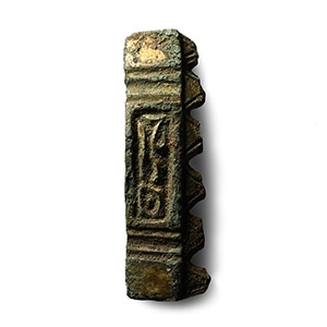 Anglo-Saxon Gilt Bronze Wrist Clasp