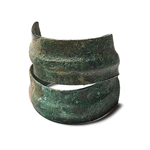 Bronze Age Coiled Hair Ring