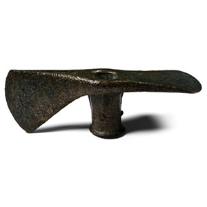 Large Luristan Socketted Bronze Adze