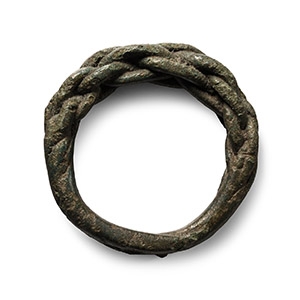 Viking Bronze Twisted Ring
