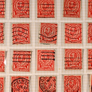 Edward VII One Penny Red Stamp Group.