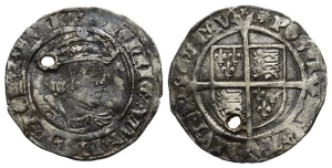 England. Tudor, Henry VIII AR Groat.