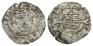 England. Tudor, Henry VIII AR Halfgroat.