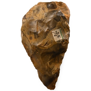 Stone Age Flint Bifacial Ficron Handaxe from Swanscombe
