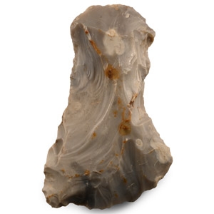 English Stone Age Flint Waisted Axe from Ashmore