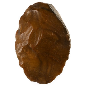 Large French Stone Age Flint Handaxe
