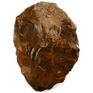 Large French Stone Age Flint Acheulean Handaxe