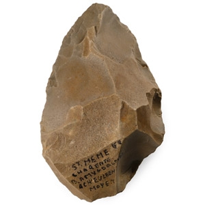 French Stone Age Acheulean Handaxe