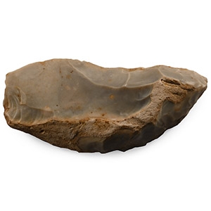 French Stone Age Mousterian Flint Convergent Tool