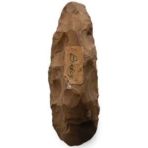 French Stone Age Flaked Axehead from Brecy