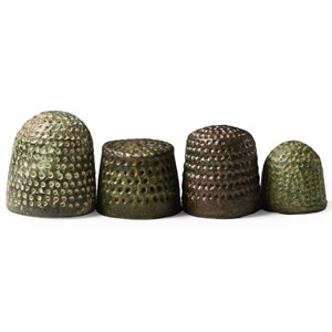Medieval Bronze Thimble Collection
