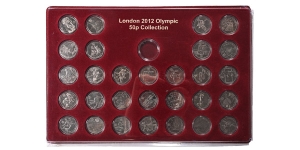 London 2012 Olympic 50 Pence Collection.